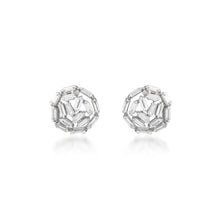 Load image into Gallery viewer, Scatter Waltz Crumpled Diamond Earrings
