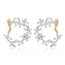 Load image into Gallery viewer, Lady Earth Tendril Diamond Earrings
